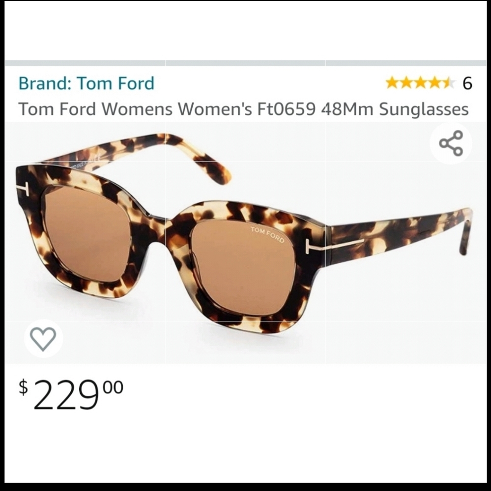 Tom Ford Women's Ft0659 Sunglasses - Brand New
